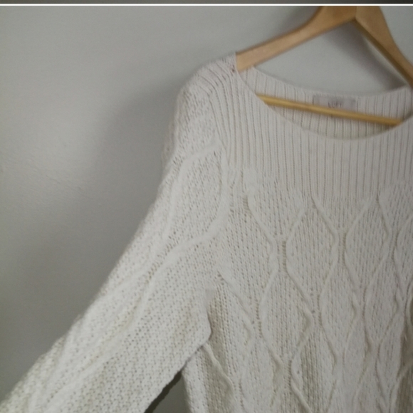 2 for 25$ Off-White Rabbit Hair Cable Knit - Picture 3 of 4